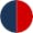 Dark navy/red