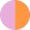 Cerise/light orange