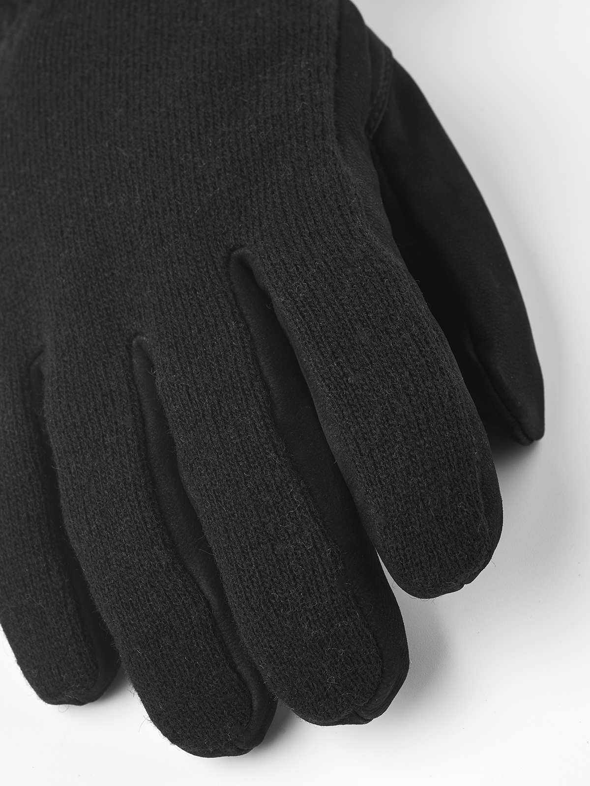 Black wooly clearance gloves