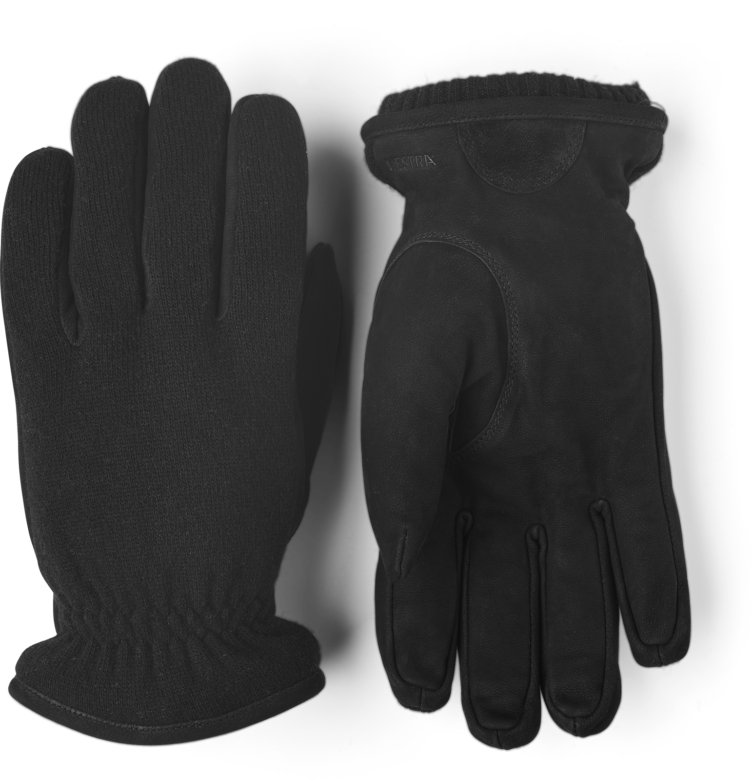 Black sale winter gloves