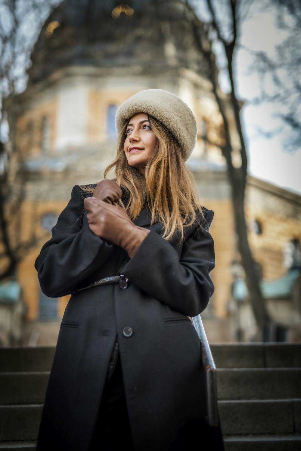 Brauner Fausthandschuh aus Hirschleder mit verlängertem Wollfutter
(4 oder 8)
