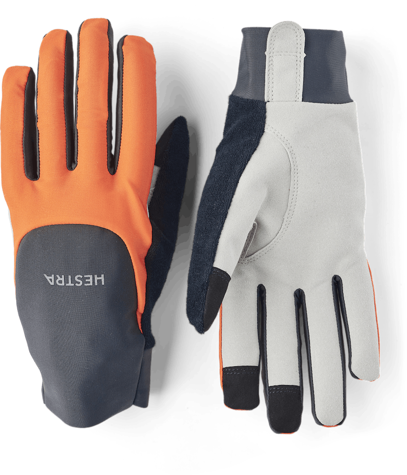 Sprint Long 5-finger in the color Orange/Dark Grey (1 of 7)
