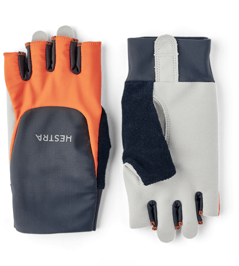 Sprint Short 5-finger in the color Orange/Dark Grey (1 of 8)
