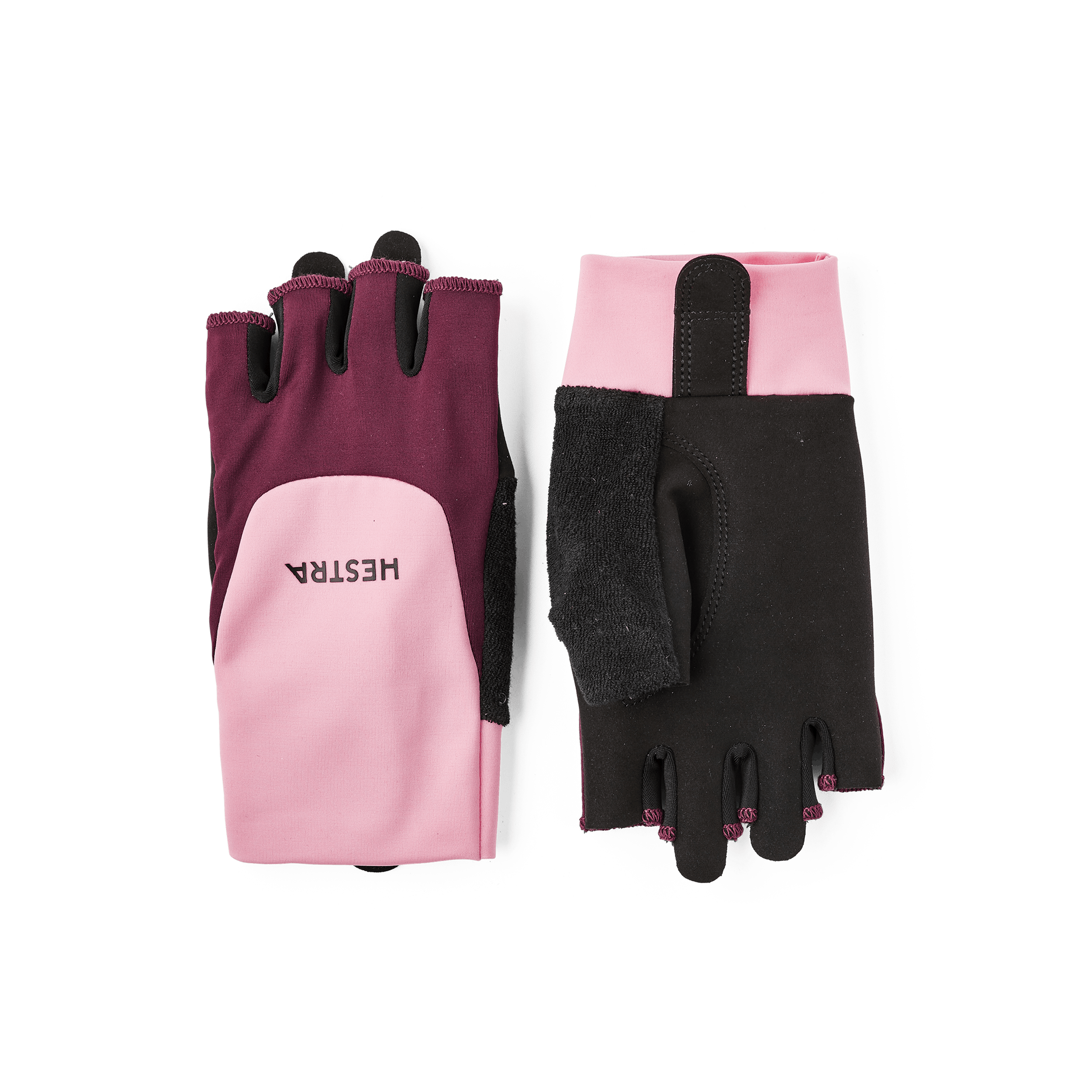 Sprint Short 5-finger in the color Bordeaux / Peach (1 of 4)