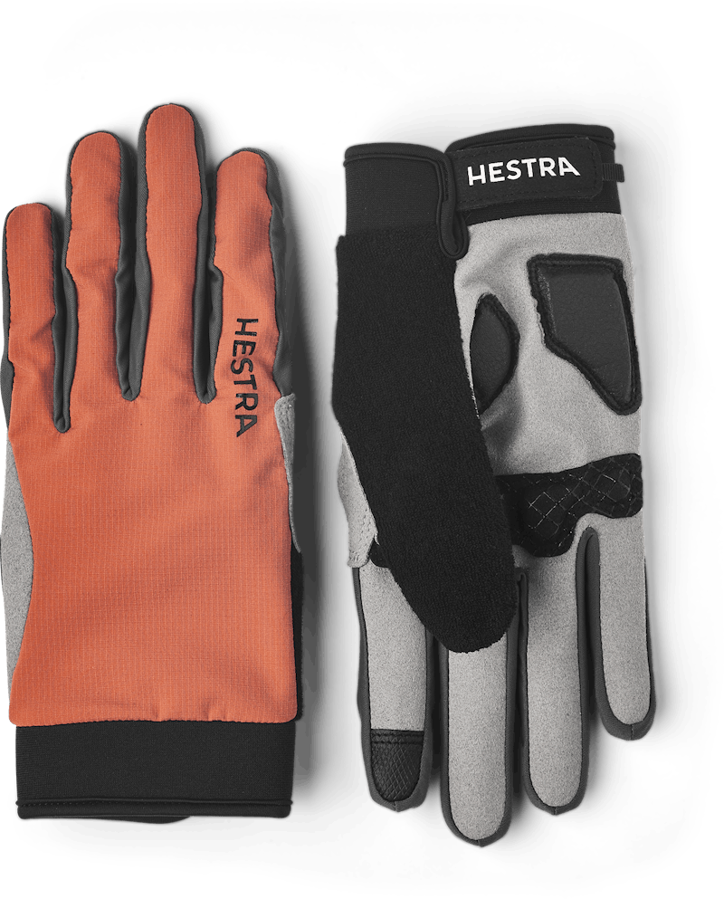 Bike Guard Long 5-finger in the color Orange (1 of 7)
