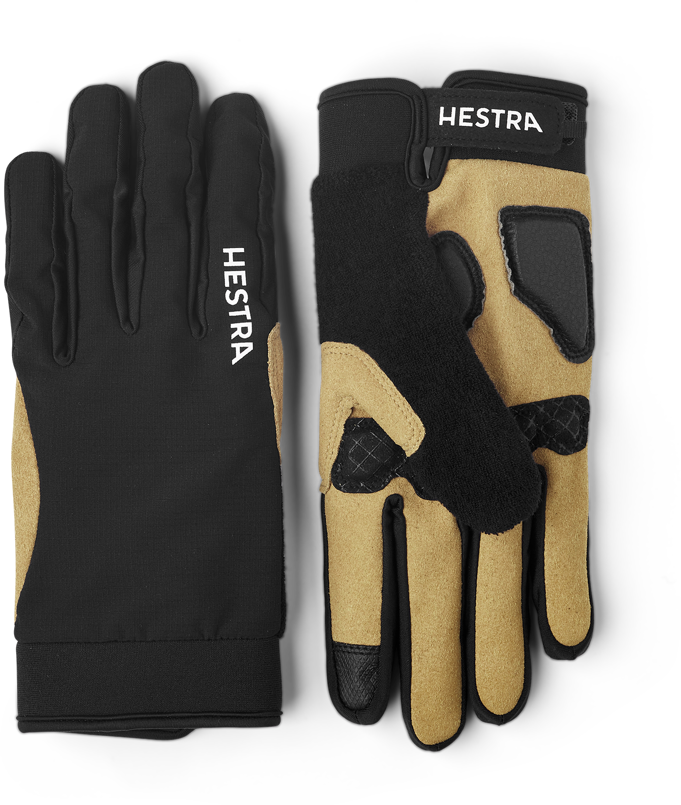 Bike Guard Long 5-finger - Charcoal | Hestra Gloves
