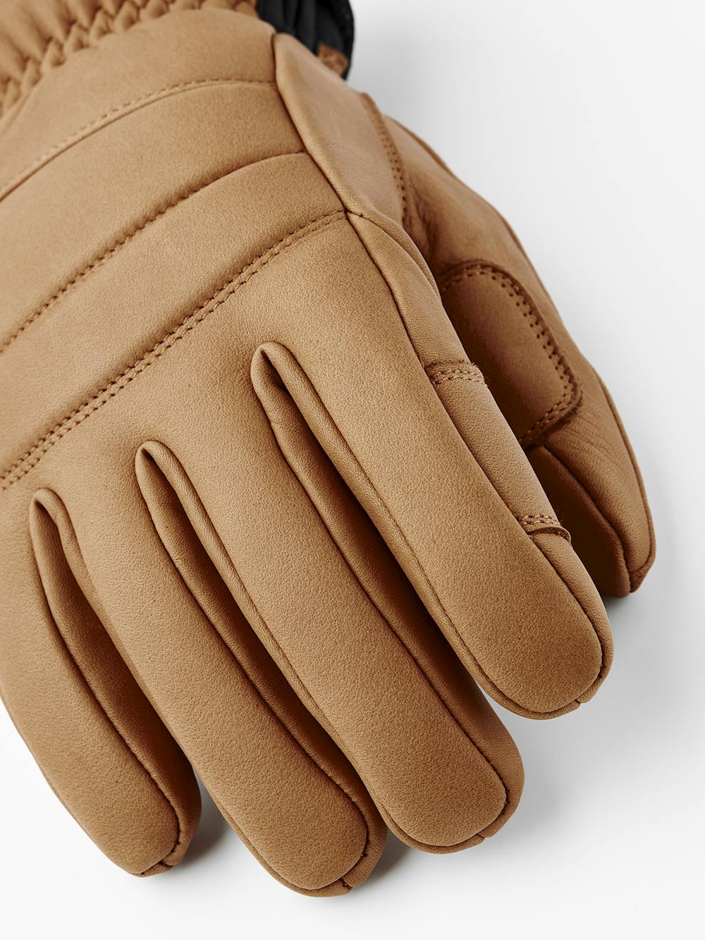 Light brown cow hide ski glove (3 of 5)