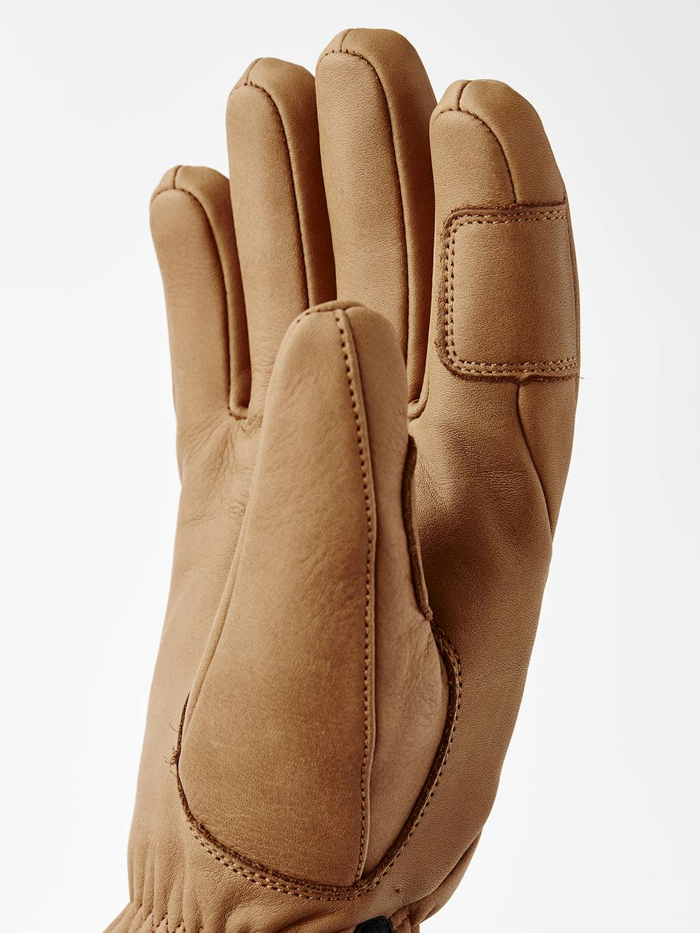 Light brown cow hide ski glove (4 of 5)