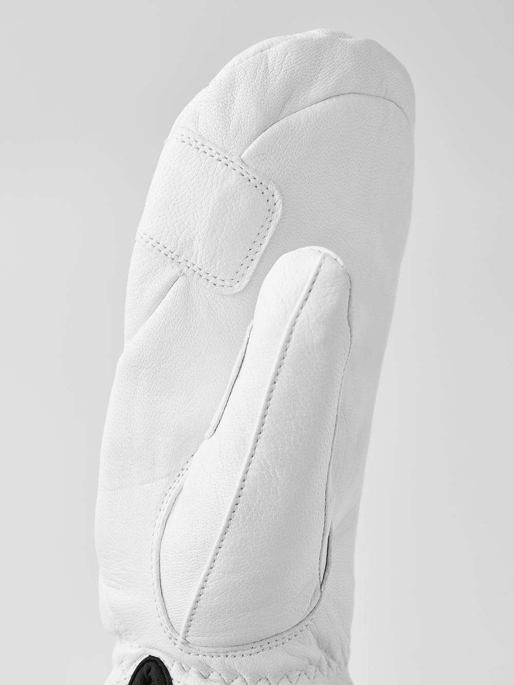 Weißer Fausthandschuh aus Rindsleder (7 oder 10)