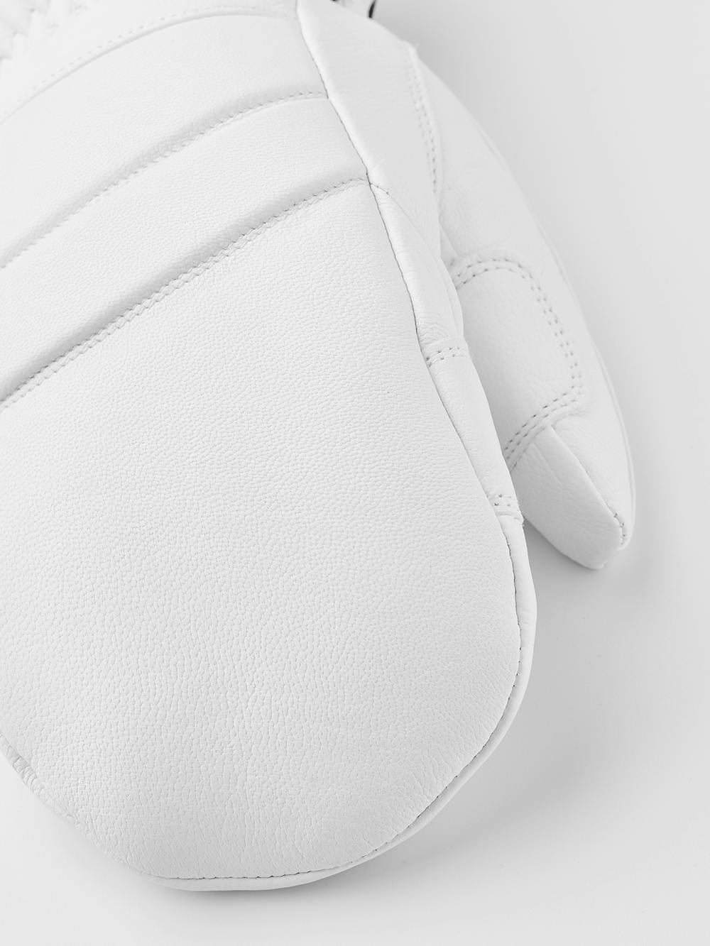 Weißer Fausthandschuh aus Rindsleder (5 oder 10)