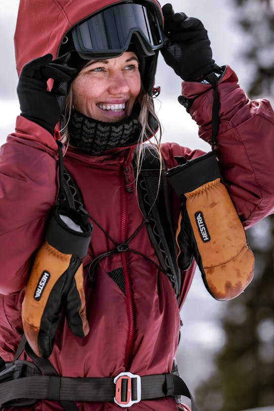 Alternative image for Army Leather Wool Terry -mitt