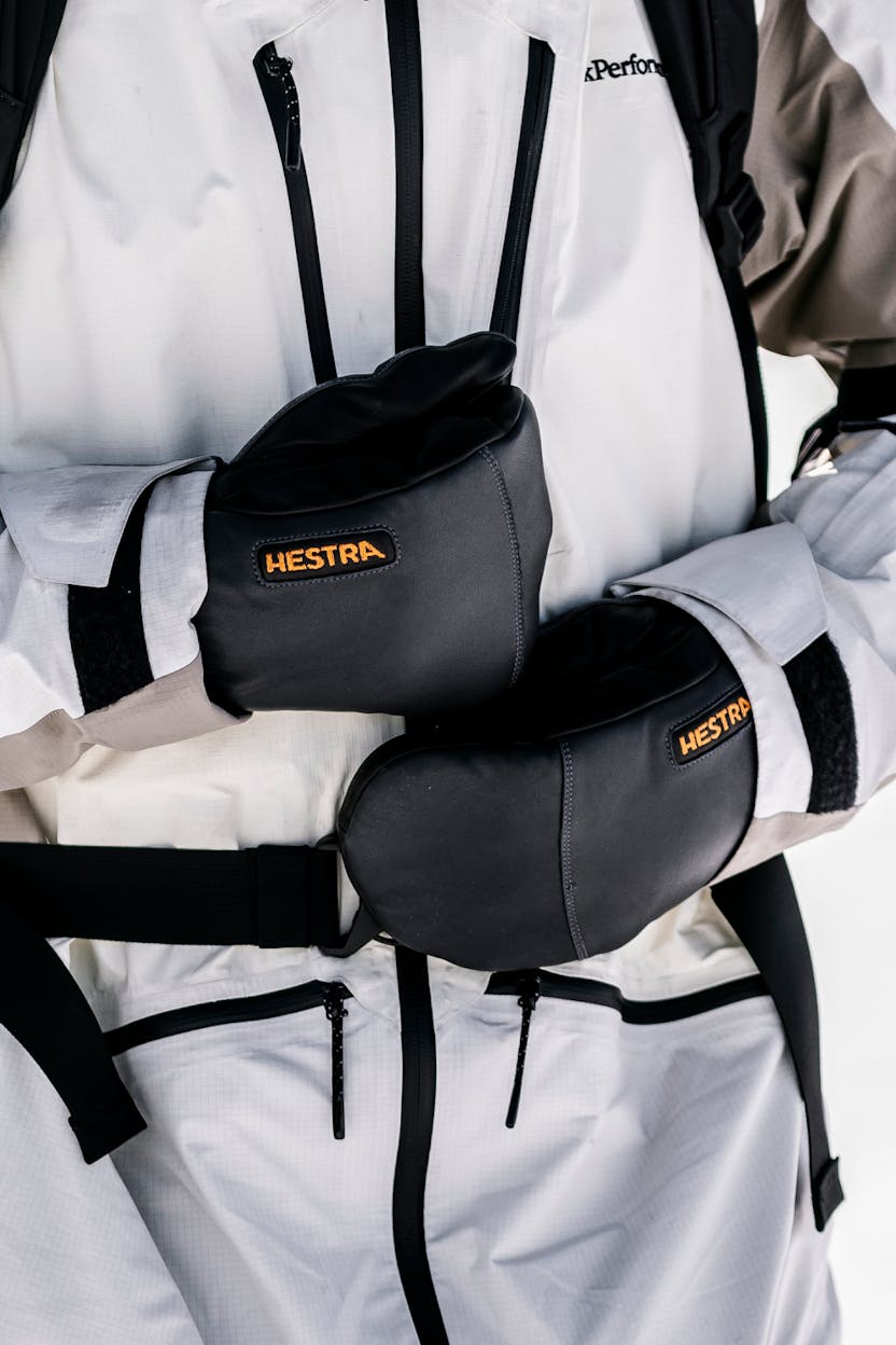 Alternative image for Army Leather Wool Terry -mitt