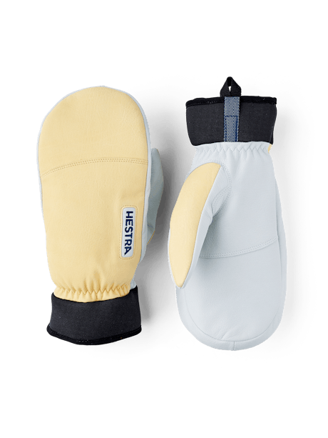 Army Leather Wool Terry -mitt