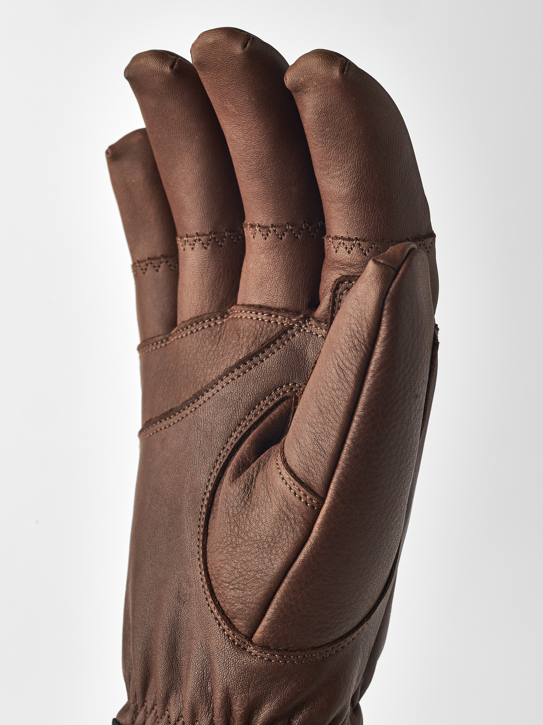 Ergo Grip CZone Vernum - 5 finger - Brown | Hestra Gloves