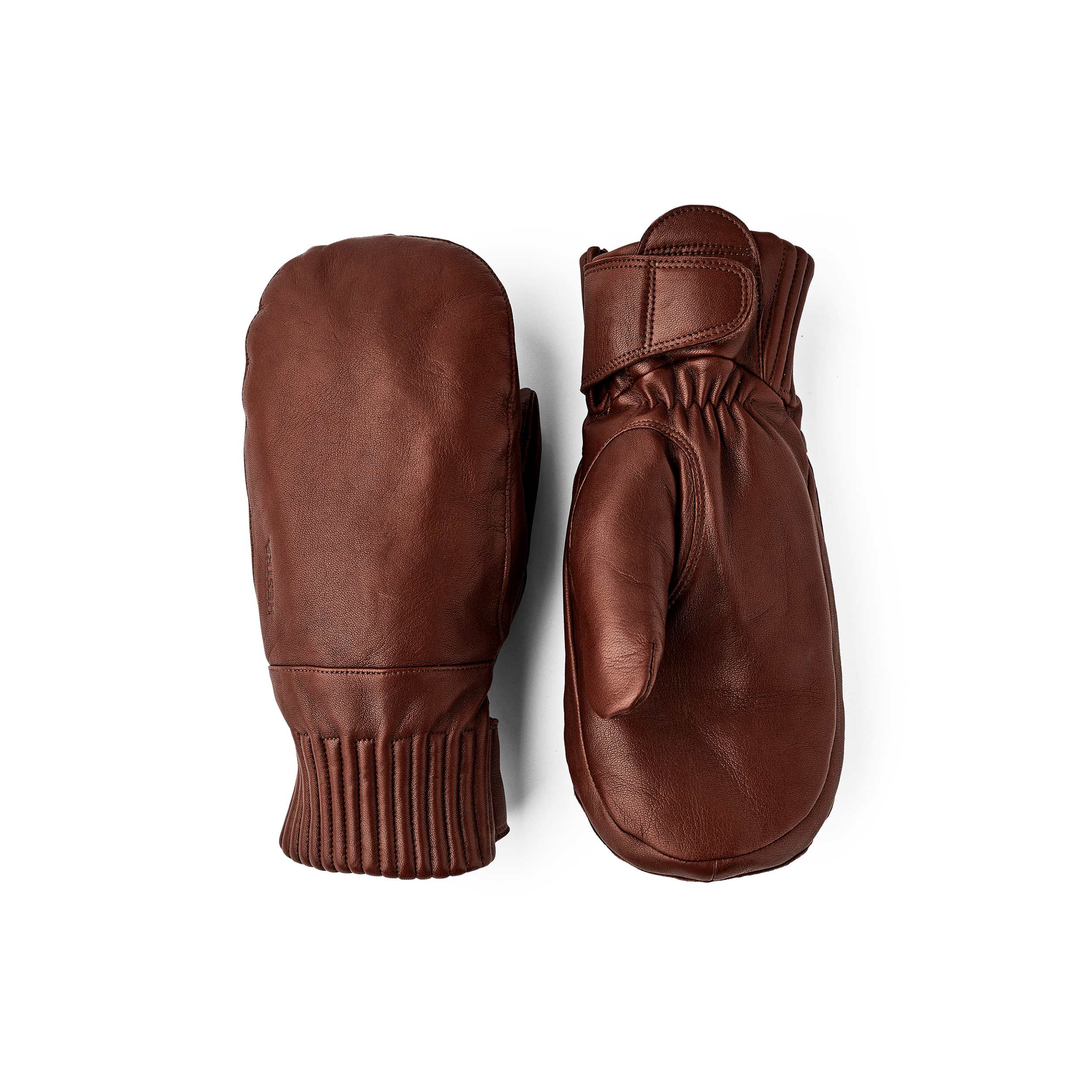 Brown hairsheep mitten (1 of 6)