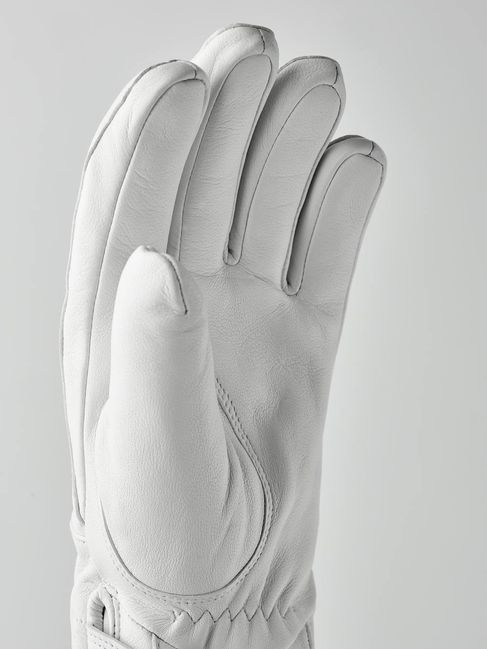 White hairsheep ski glove (2 of 6)