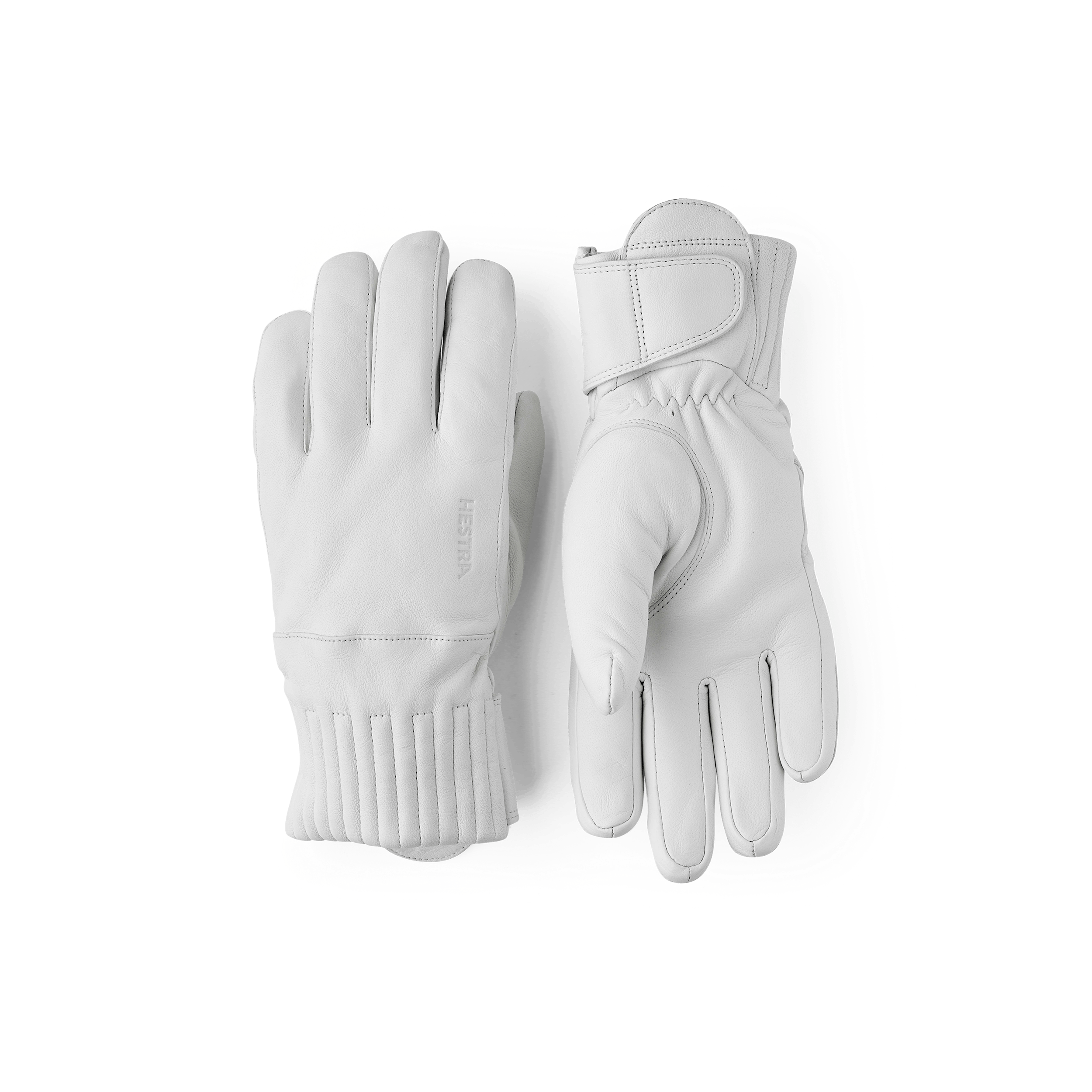 White hairsheep ski glove (1 of 6)
