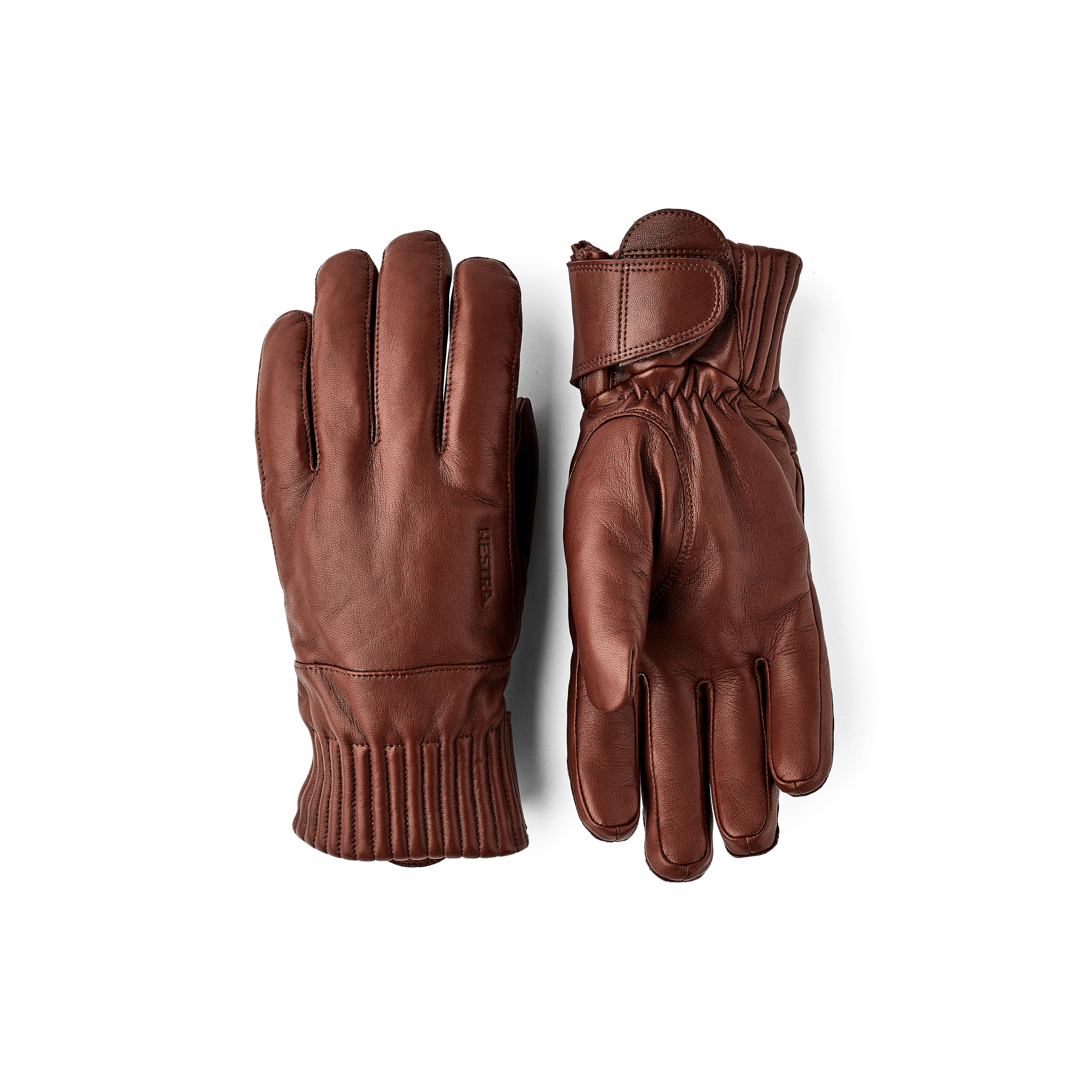 Brown hairsheep ski glove (1 of 6)