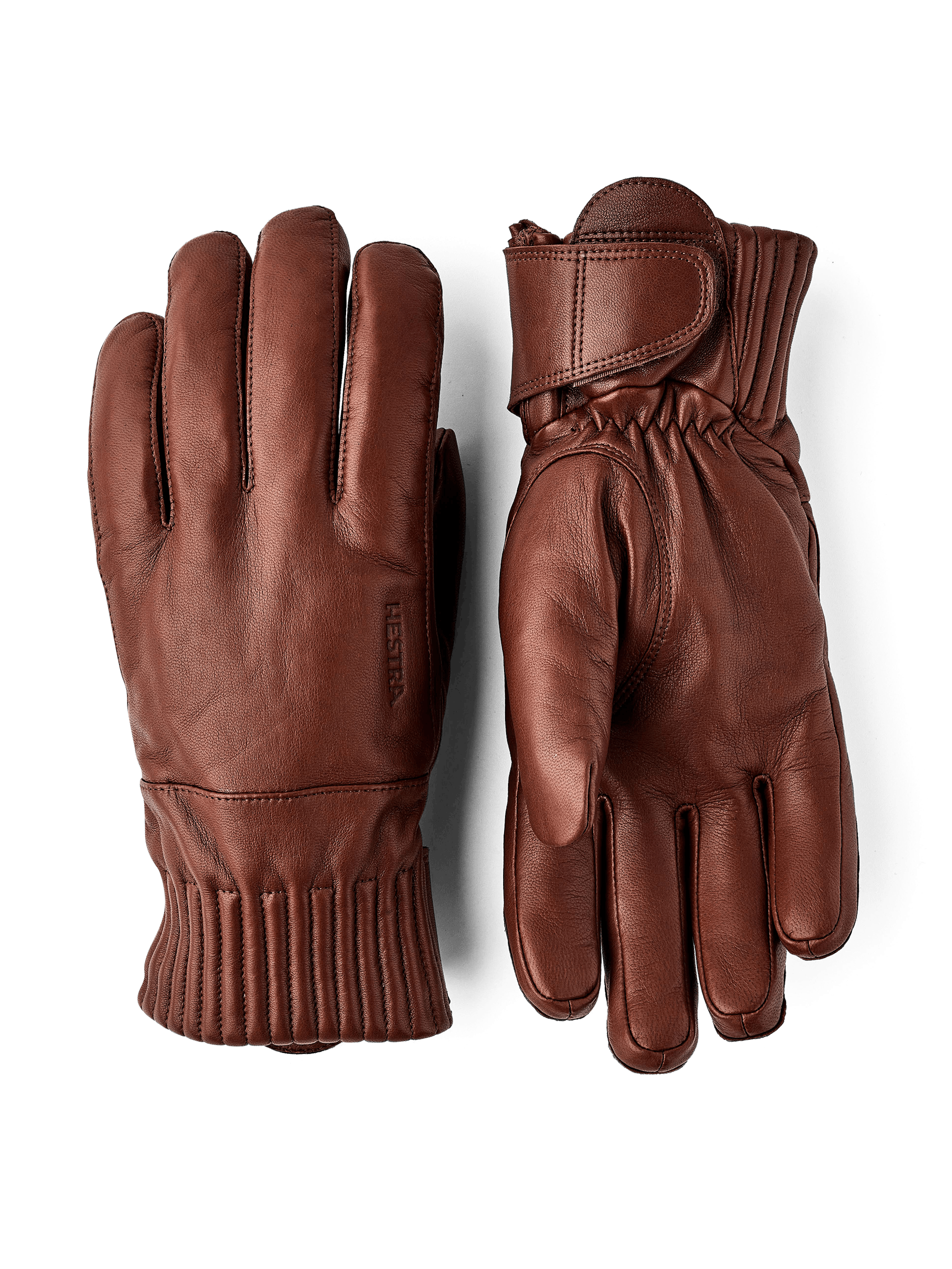 Brown hairsheep ski glove (1 of 6)