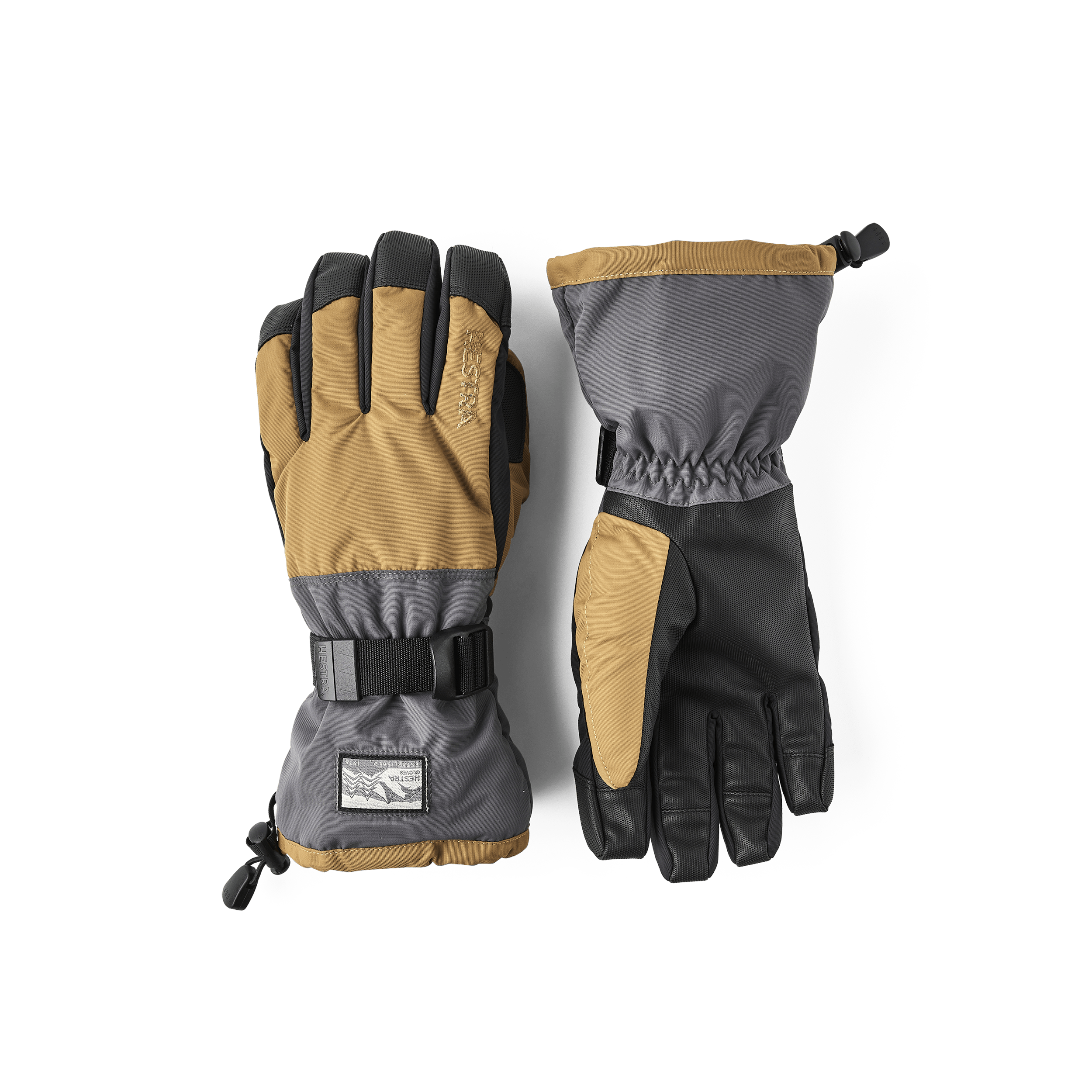 Gauntlet Sr. 5-finger in the color Dark sand/graphite (1 of 5)