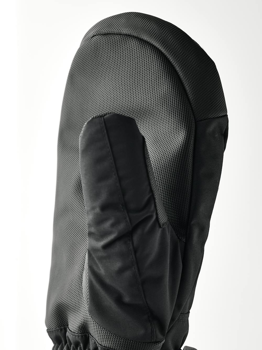 Black fabric mitten with synthetic palm   (2 of 5)