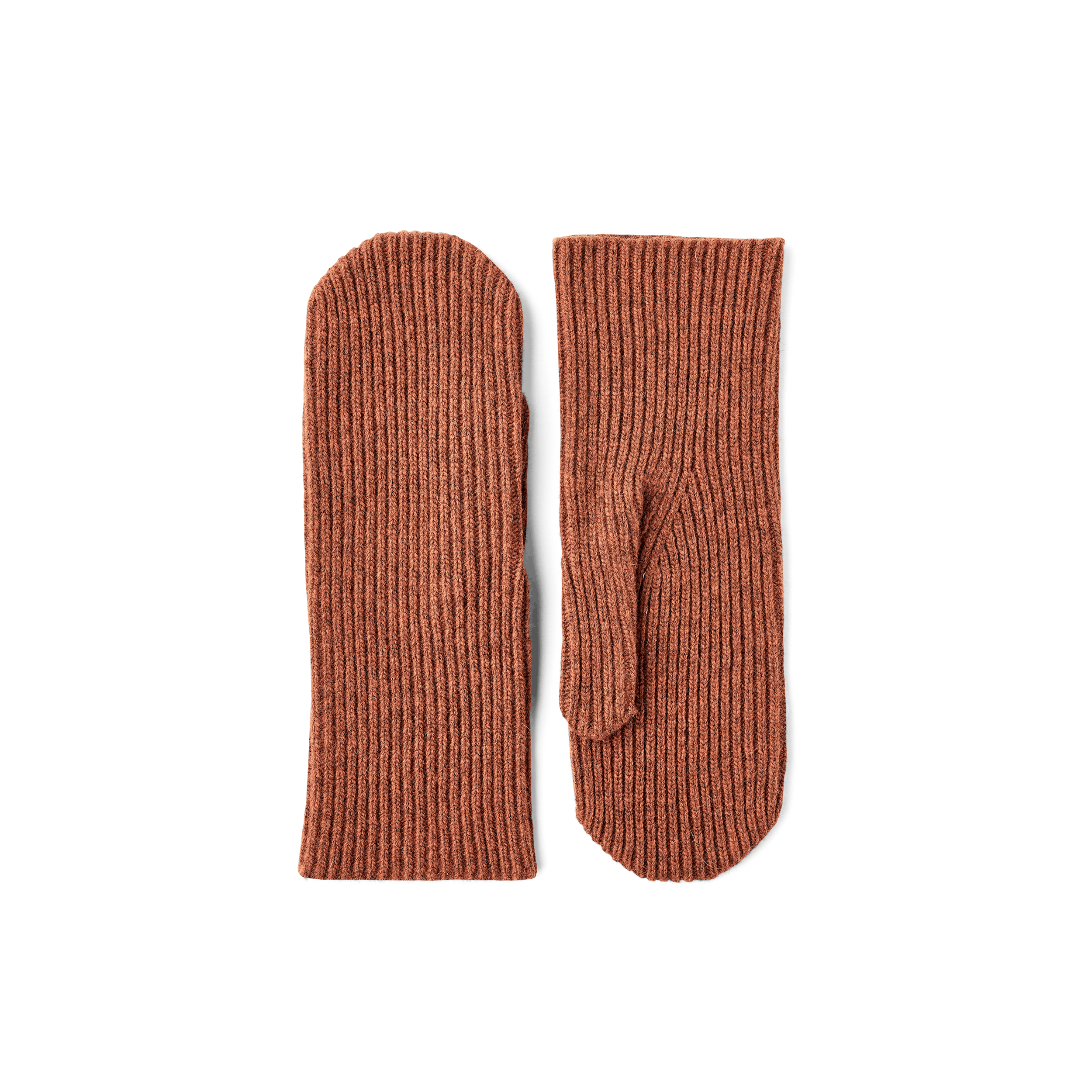 Tegelröd tumvante i ullblandning
(1 av 3)