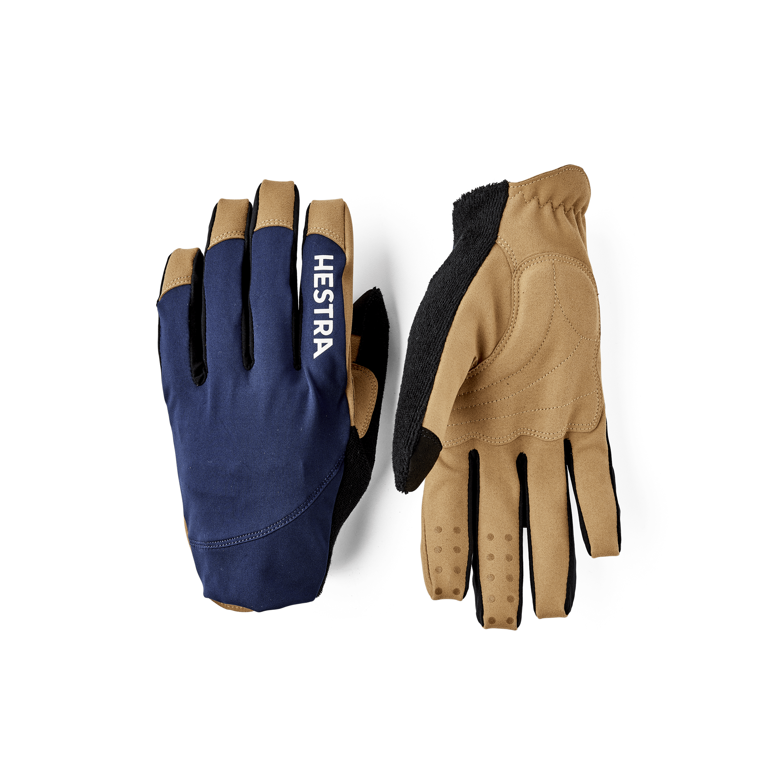 Spiro Long 5-finger in the color Navy & tan (1 of 4)
