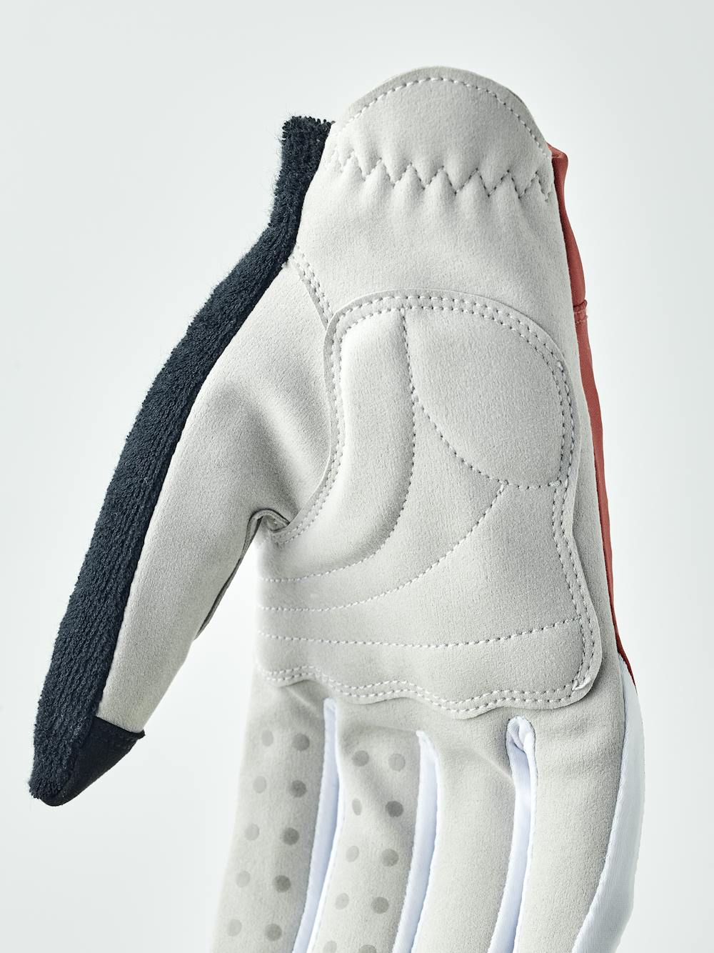 Spiro Long 5-finger in the color Rust / Light grey (5 of 6)