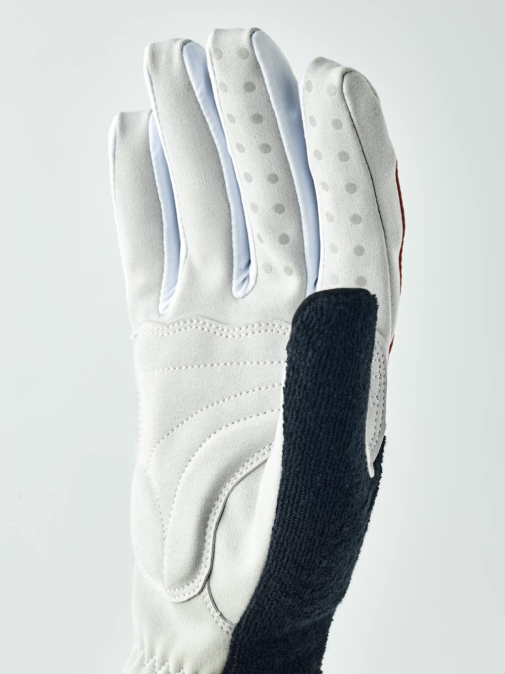 Spiro Long 5-finger in the color Rust / Light grey (2 of 6)