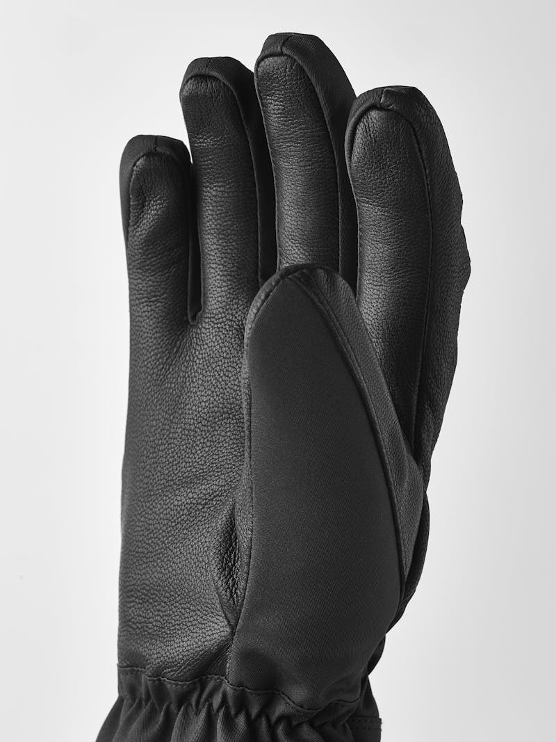 Women's Primaloft Leather 5-finger in der Farbe Schwarz (3 oder 4)