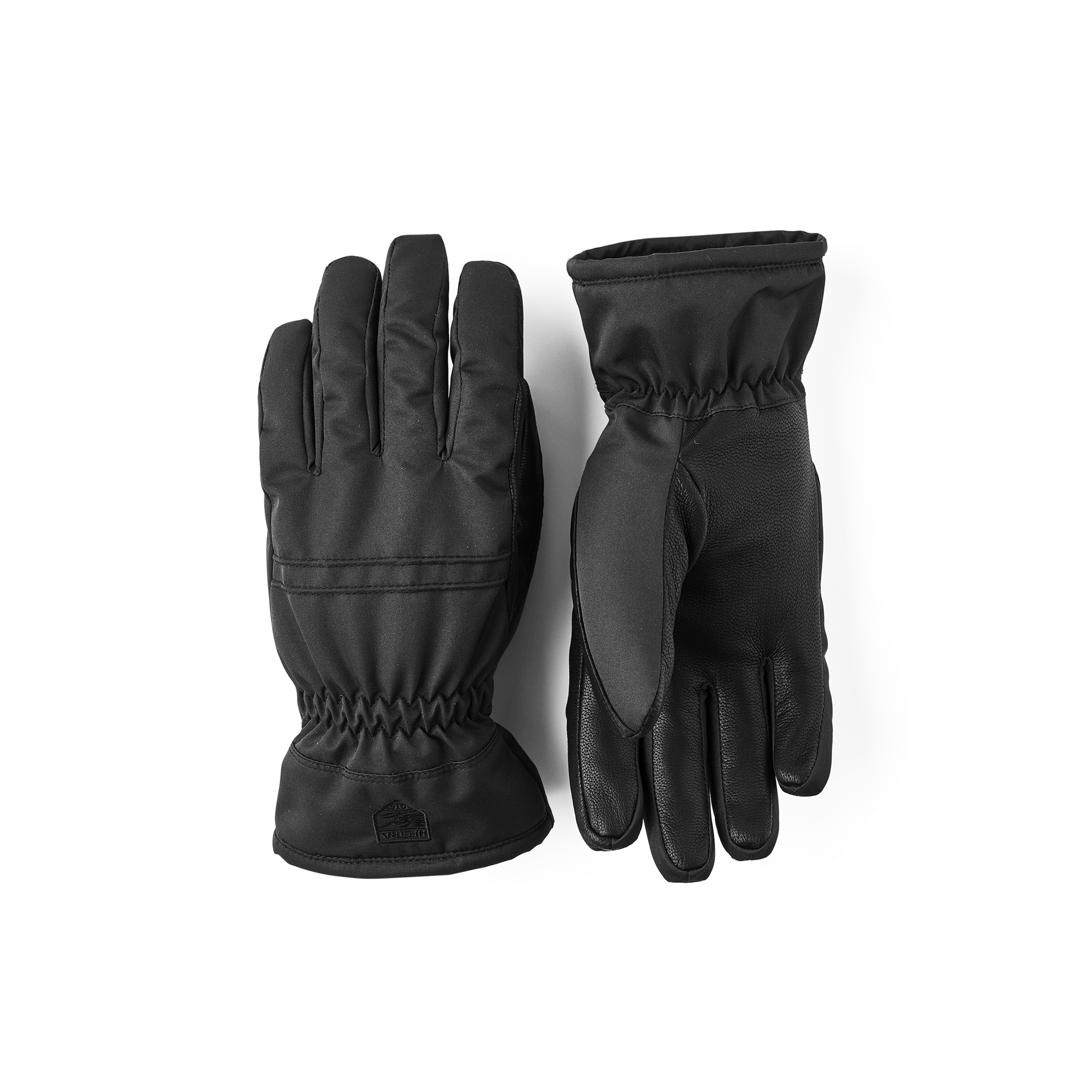 Women's Primaloft Leather 5-finger in the color Black (1 of 4)