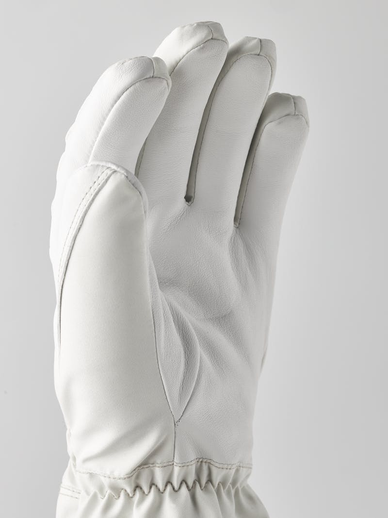Women's Primaloft Leather 5-finger in der Farbe Elfenbein (2 oder 4)