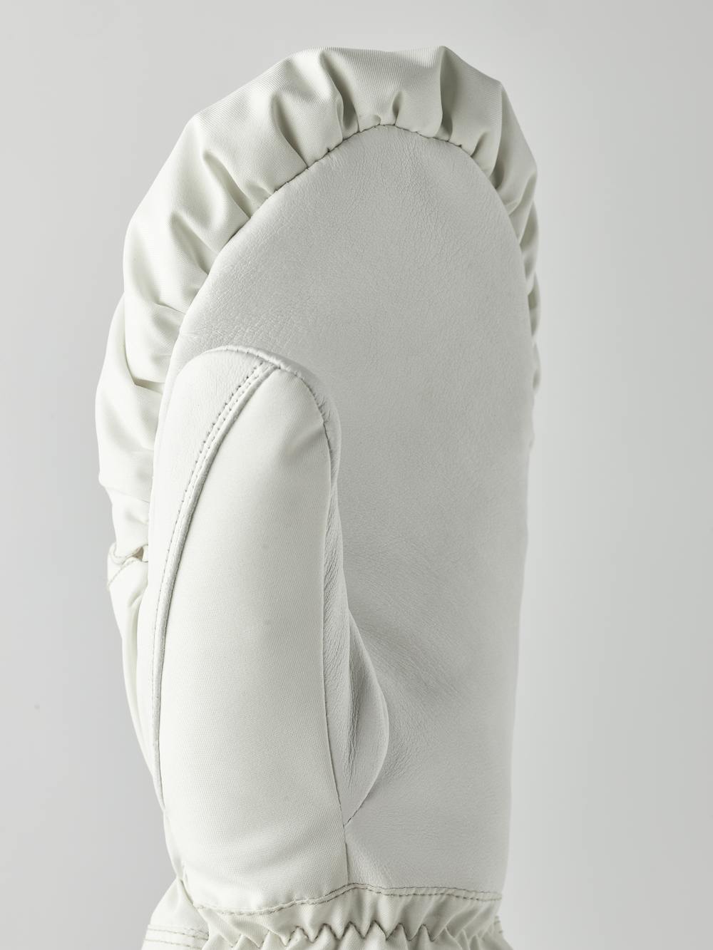 Women's Primaloft Leather Mitt i färgen Ivory (2 av 4)