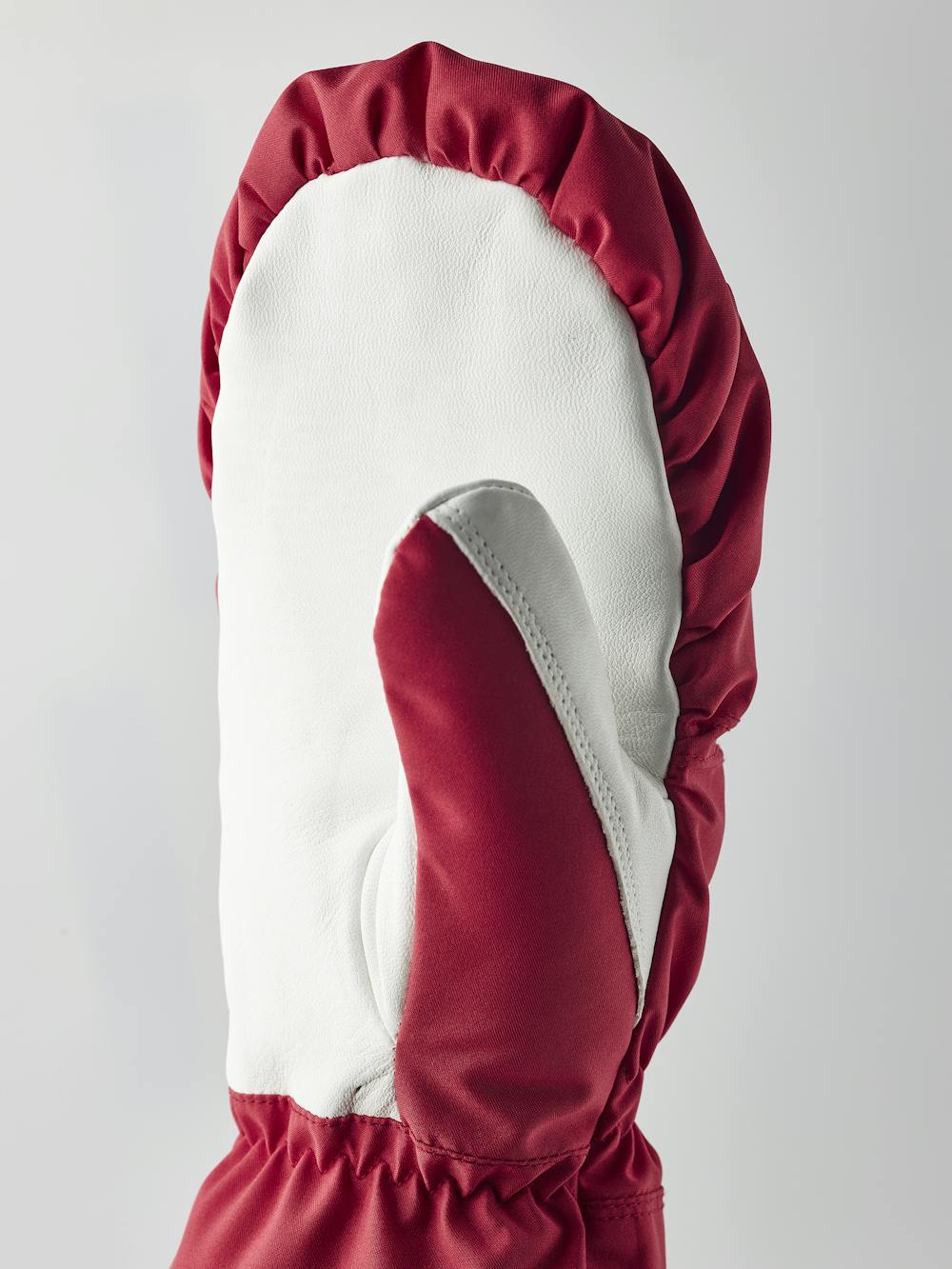 Women's Primaloft Leather Mitt i färgen Röd (2 av 5)