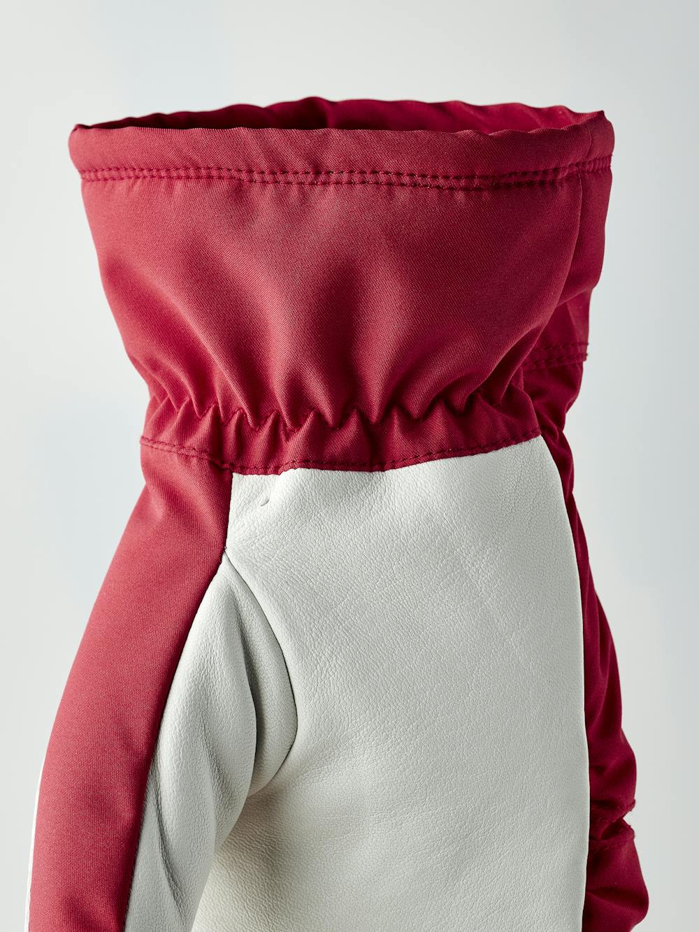 Women's Primaloft Leather Mitt i färgen Röd (3 av 5)