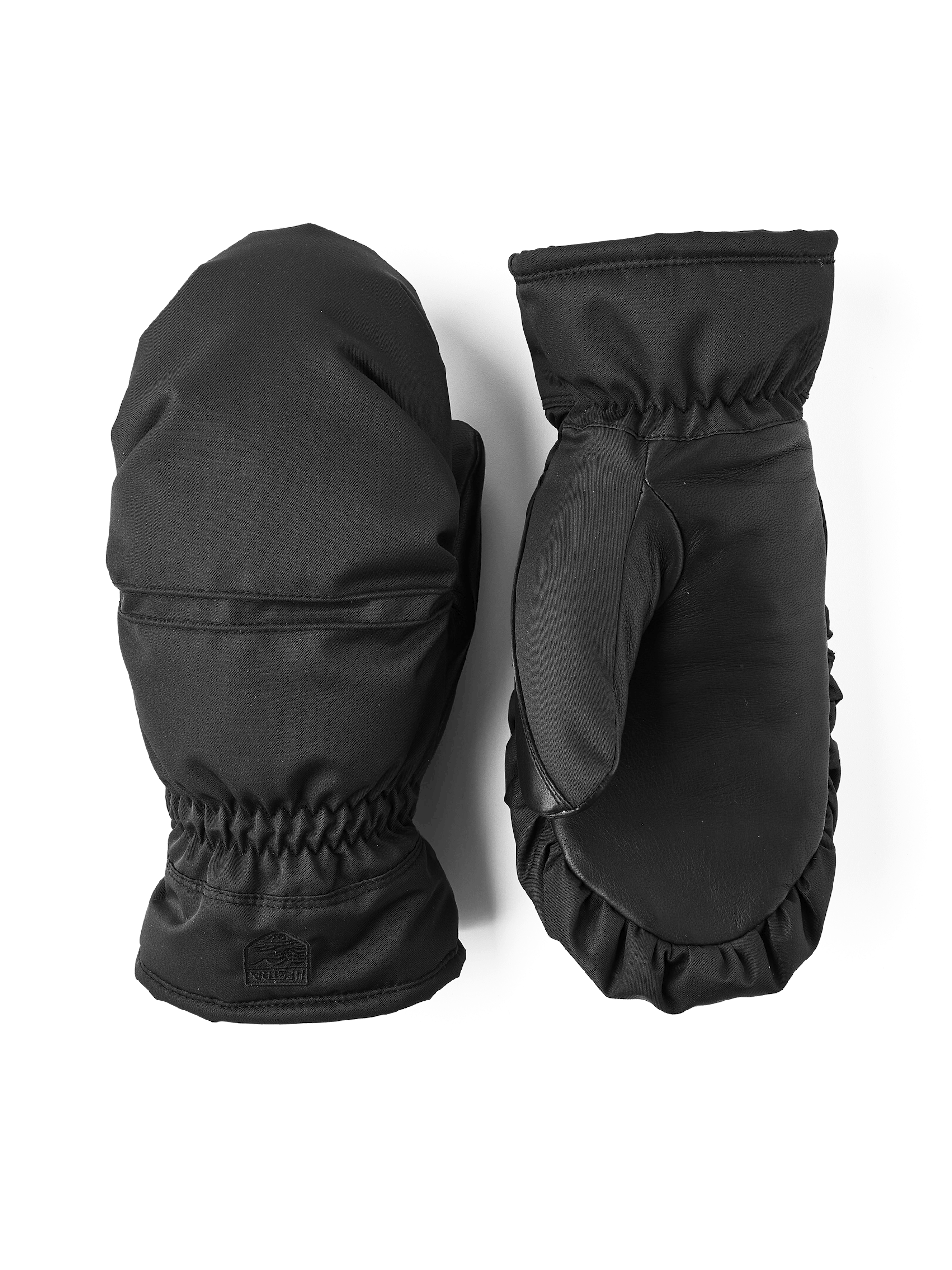 Women's Primaloft Leather Mitt in the color Black (1 of 4)