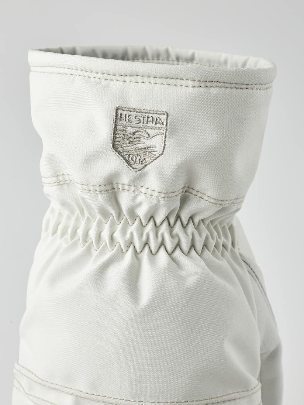 Women's Primaloft Leather Mitt i färgen Ivory (3 av 4)