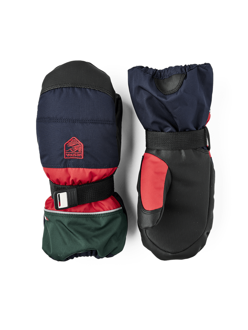 Kids' CZone Mitt in the color Dark navy & light red (1 of 5)