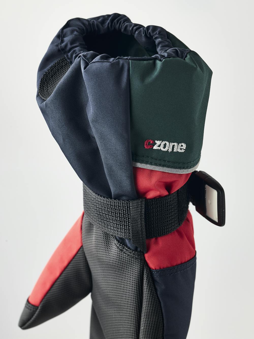 Kids' CZone Mitt in the color Dark navy & light red (3 of 5)