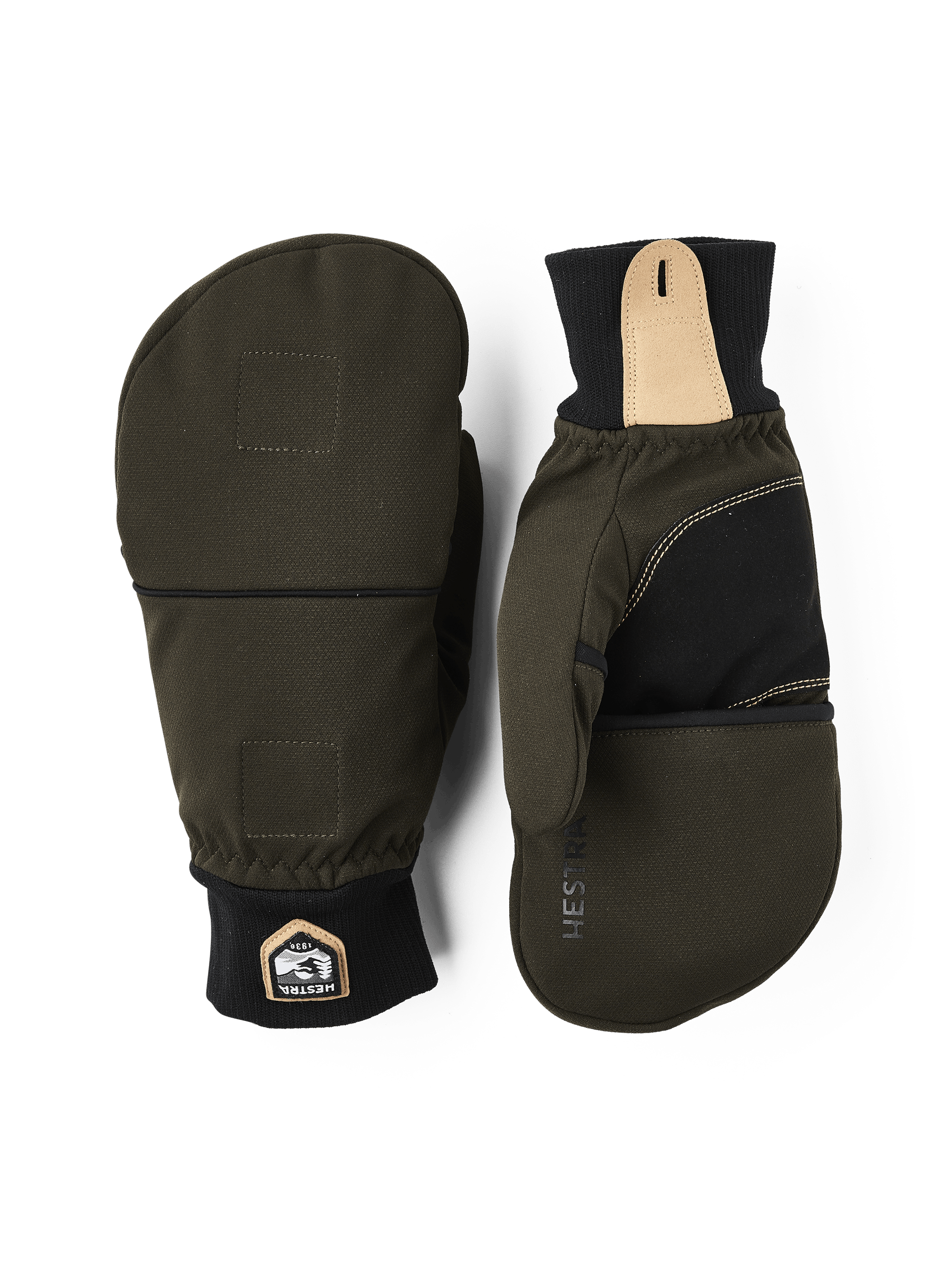 Windbreaker Pull Over Mitt in the color Dark forest (1 of 8)