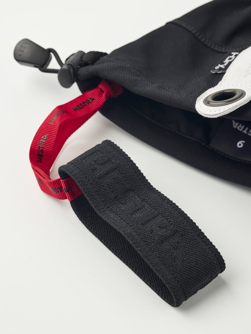 Ergo Grip HDry Descent 5-finger in der Farbe Schwarz & cremeweiß (5 oder 7)