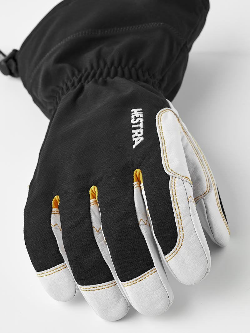 Ergo Grip HDry Descent 5-finger in der Farbe Schwarz & cremeweiß (4 oder 7)