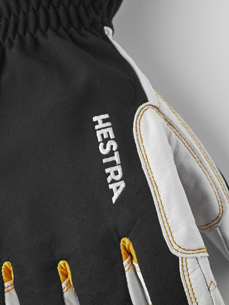 Ergo Grip HDry Descent 5-finger in der Farbe Schwarz & cremeweiß (3 oder 7)