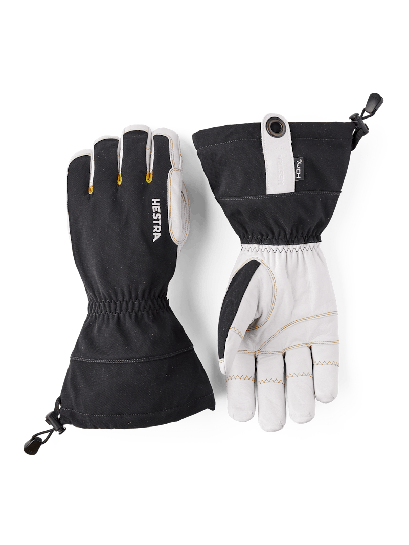 Ergo Grip HDry Descent 5-finger in der Farbe Schwarz & cremeweiß (1 oder 7)