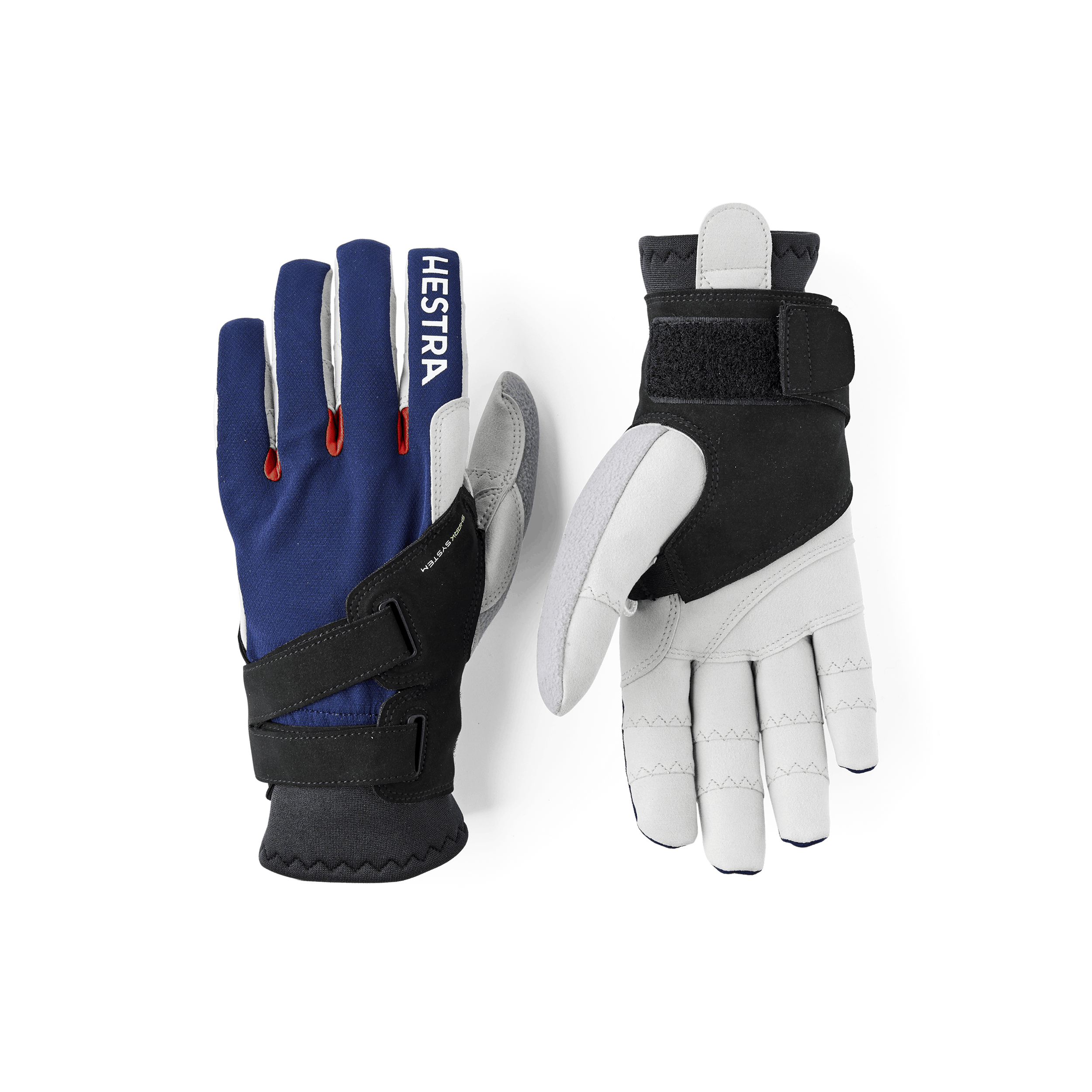 XC Ergo Grip Shark 5-finger in the color Navy/light grey (1 of 5)