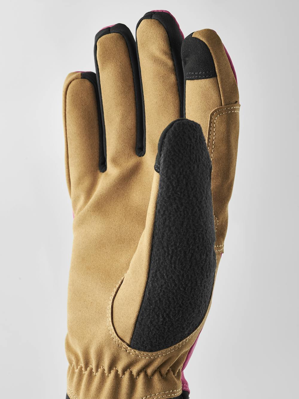 Women´s XC Primaloft 5-finger in the color Cerise/tan (5 of 5)