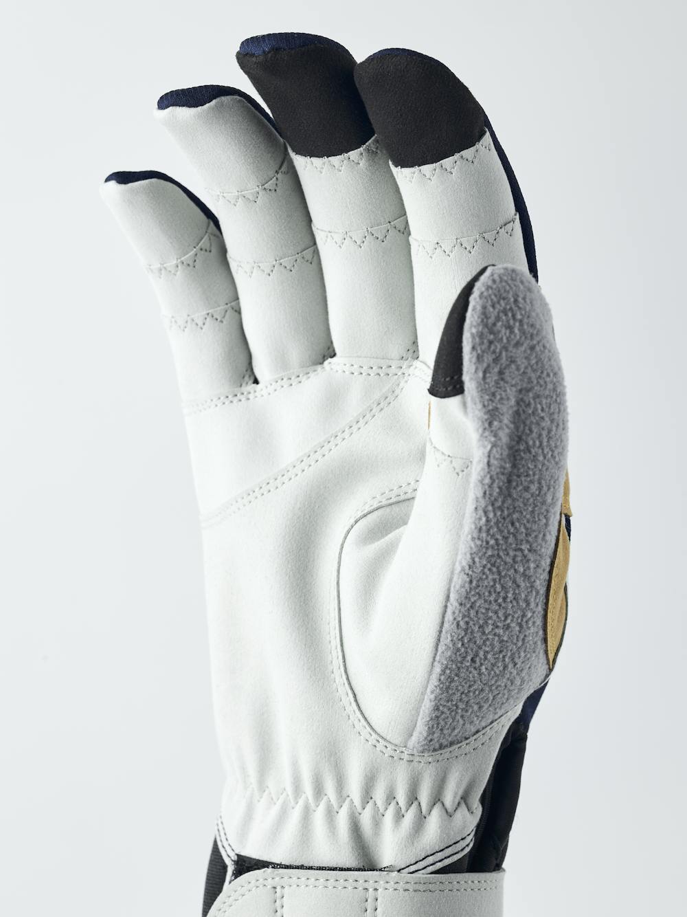 Ergo Grip Wool Touring 5-finger i färgen Navy/light grey (3 av 6)