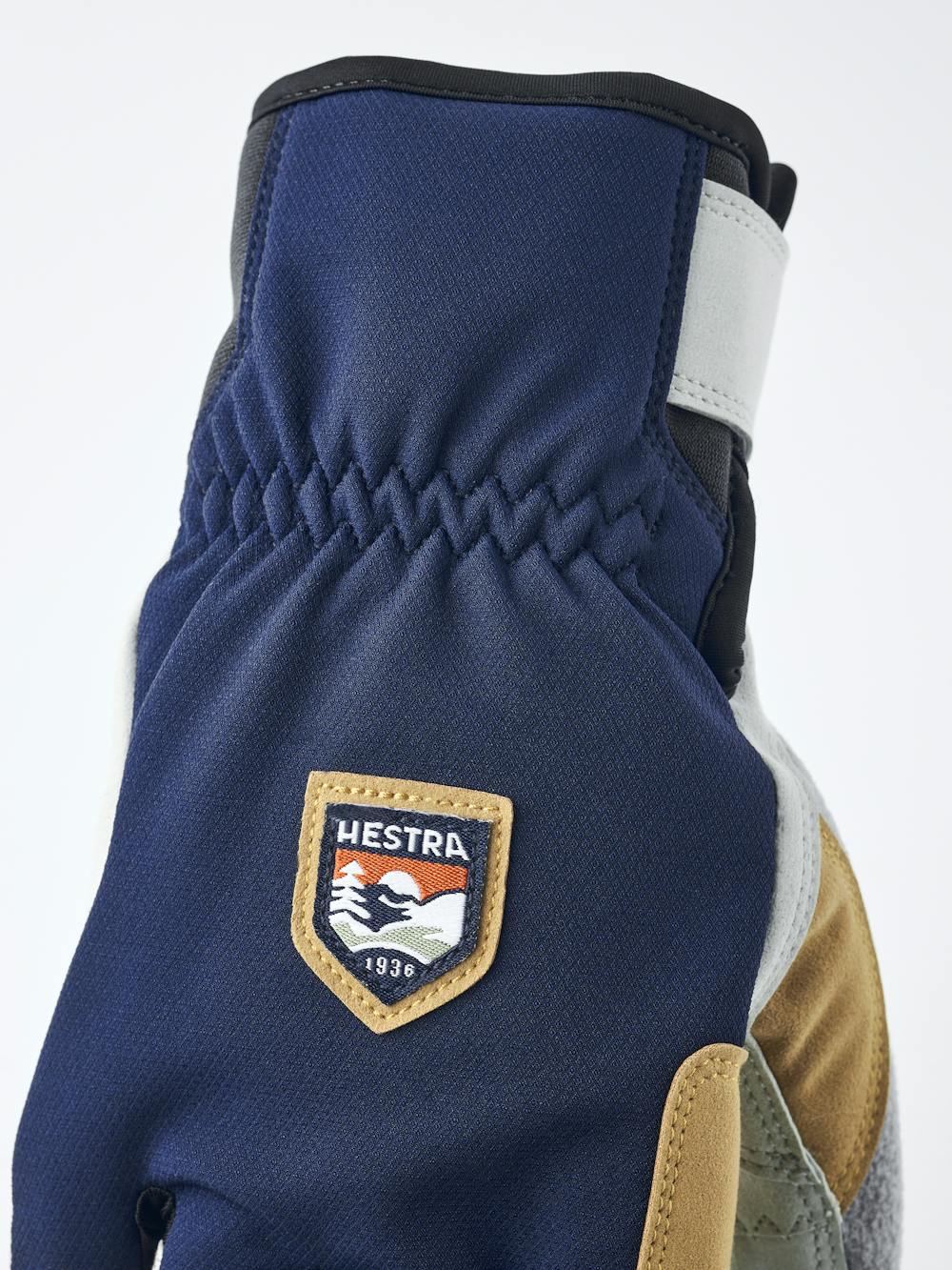 Ergo Grip Wool Touring 5-finger i färgen Navy/light grey (2 av 6)