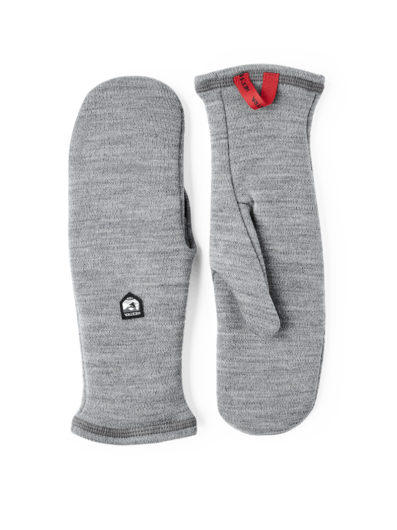 Gravita Merino Liner Mitt in the color Grey (1 of 6)