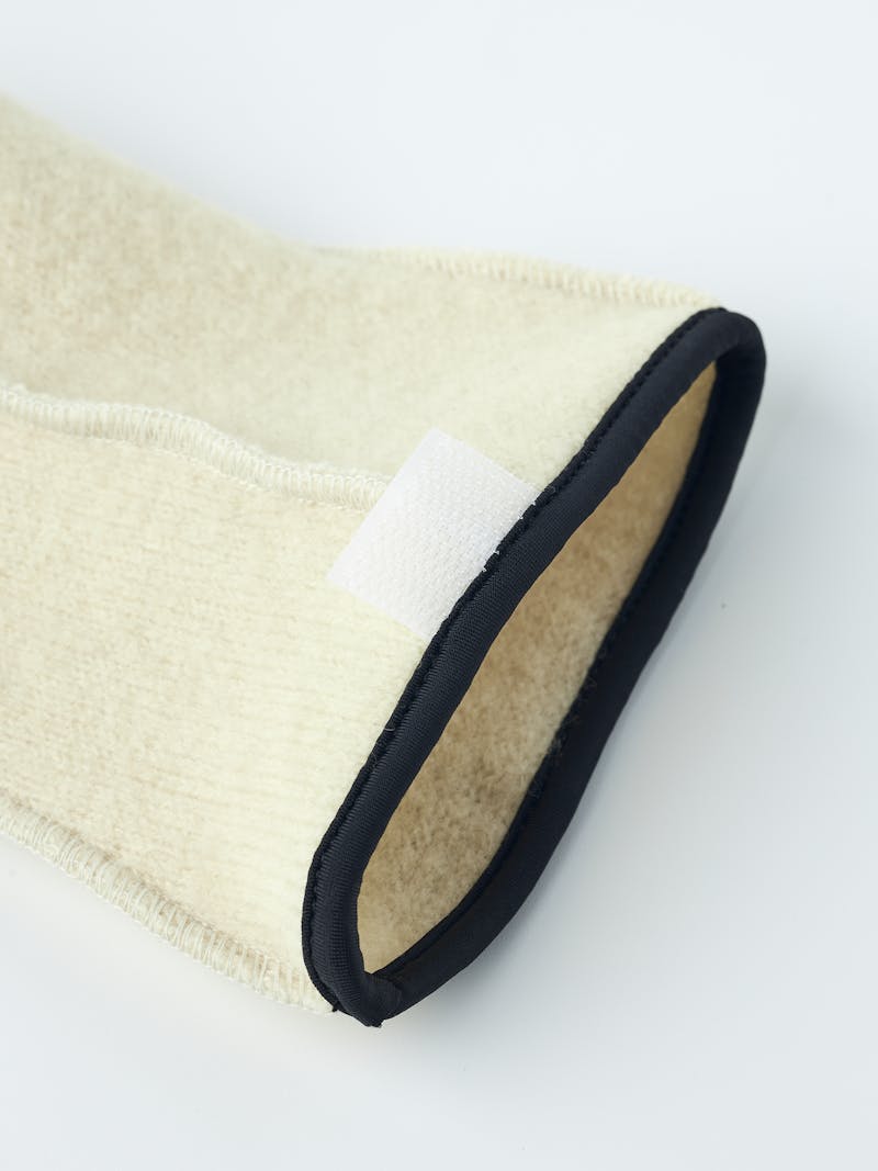 Wakayama Wool Liner Mitt in the color Off-white (2 of 5)
